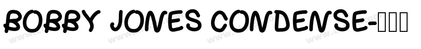 BOBBY JONES CONDENSE字体转换